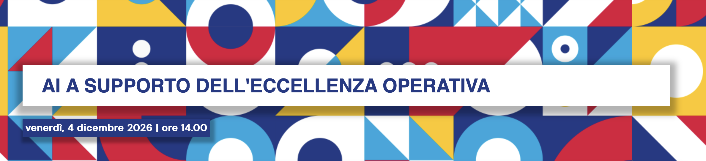 AI a supporto dell’eccellenza operativa